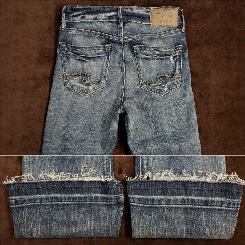 Silver Jeans Co NWT⭐MAZY⭐BOHO BOOT sz 24 High-rise - Picture 4 of 8